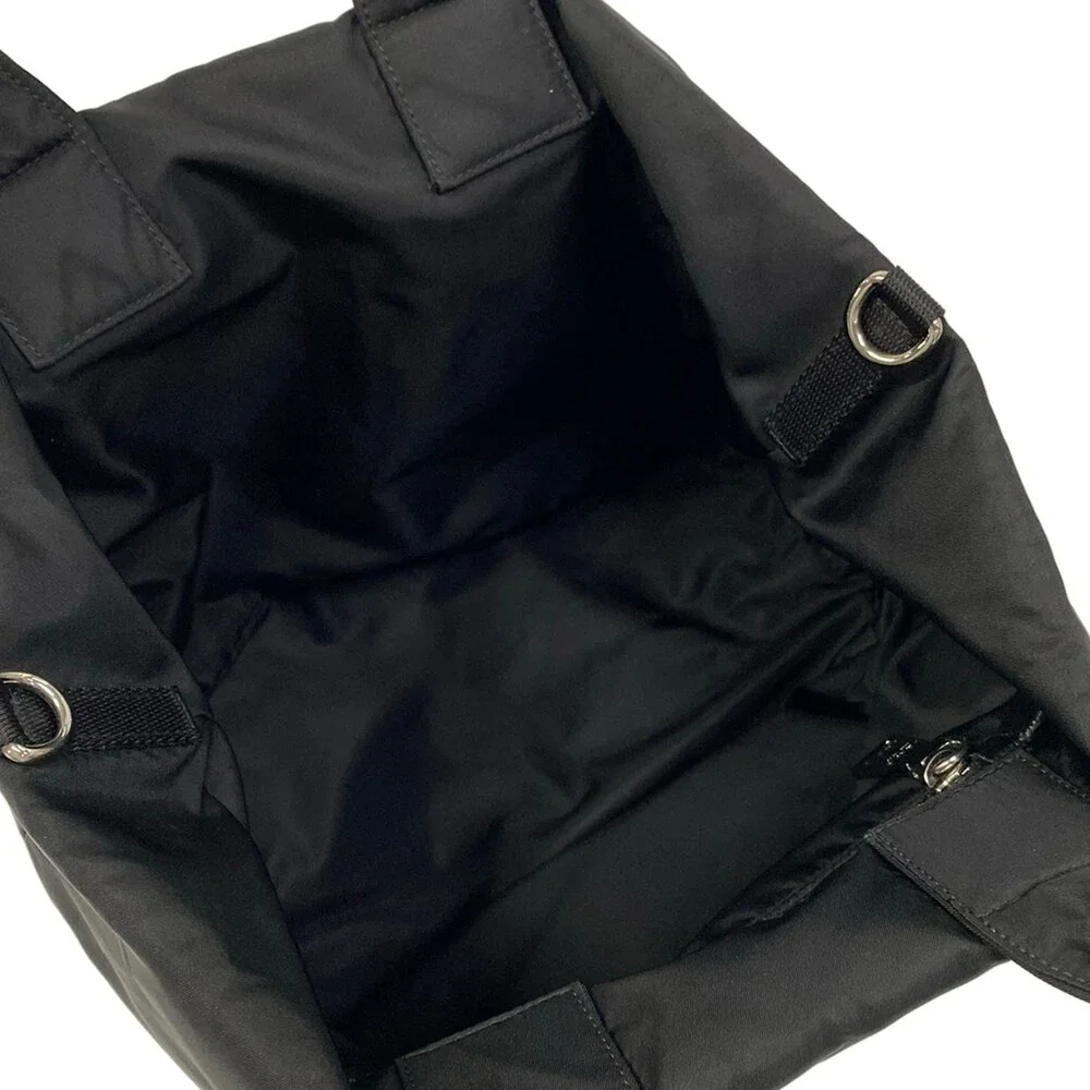 Prada Tote Bag Black Navy Green
